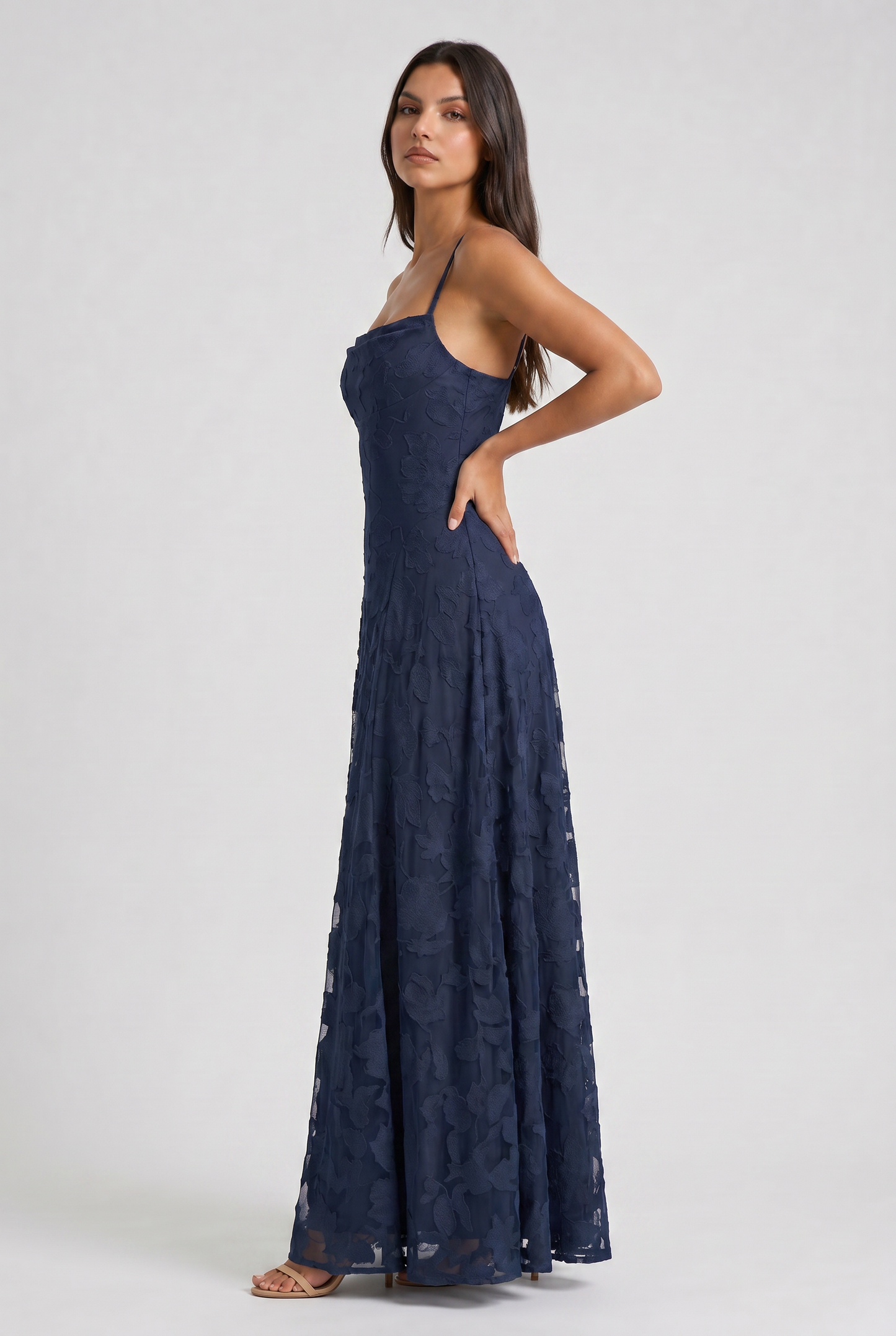 Robe Maxi Louise - Bleu