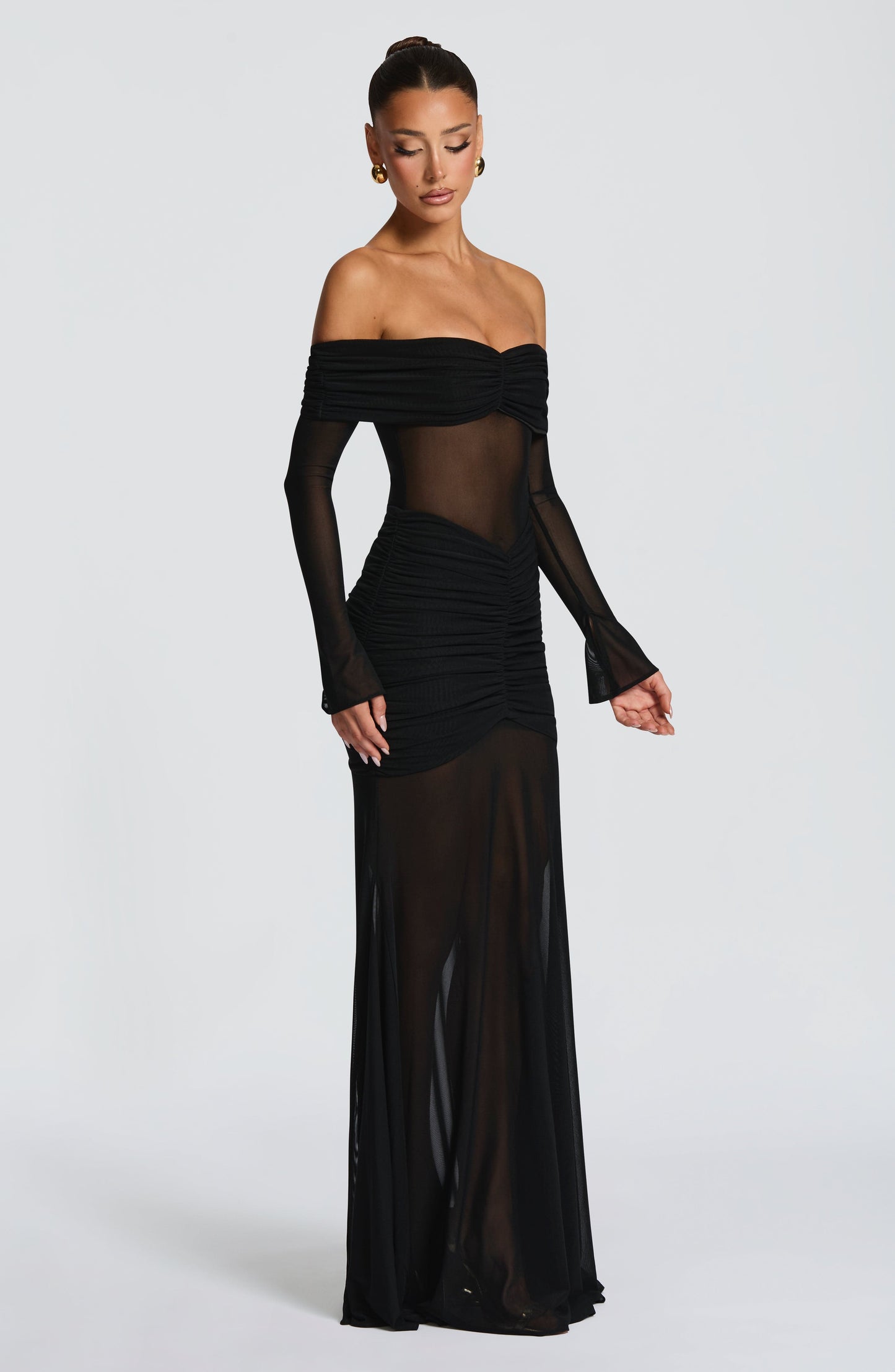 Robe Longue Arlena - Noir