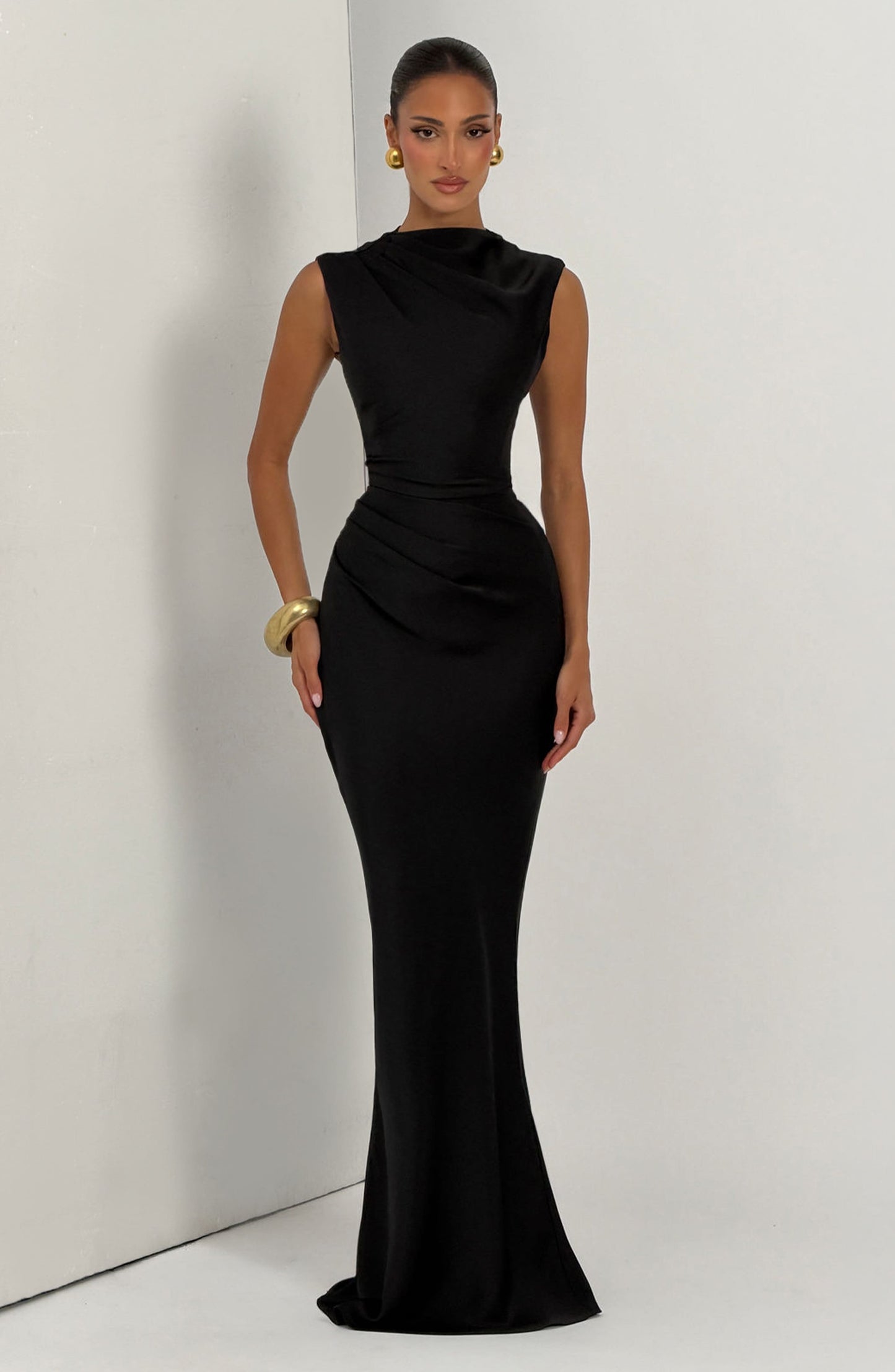 Robe Longue Avielle - Noir