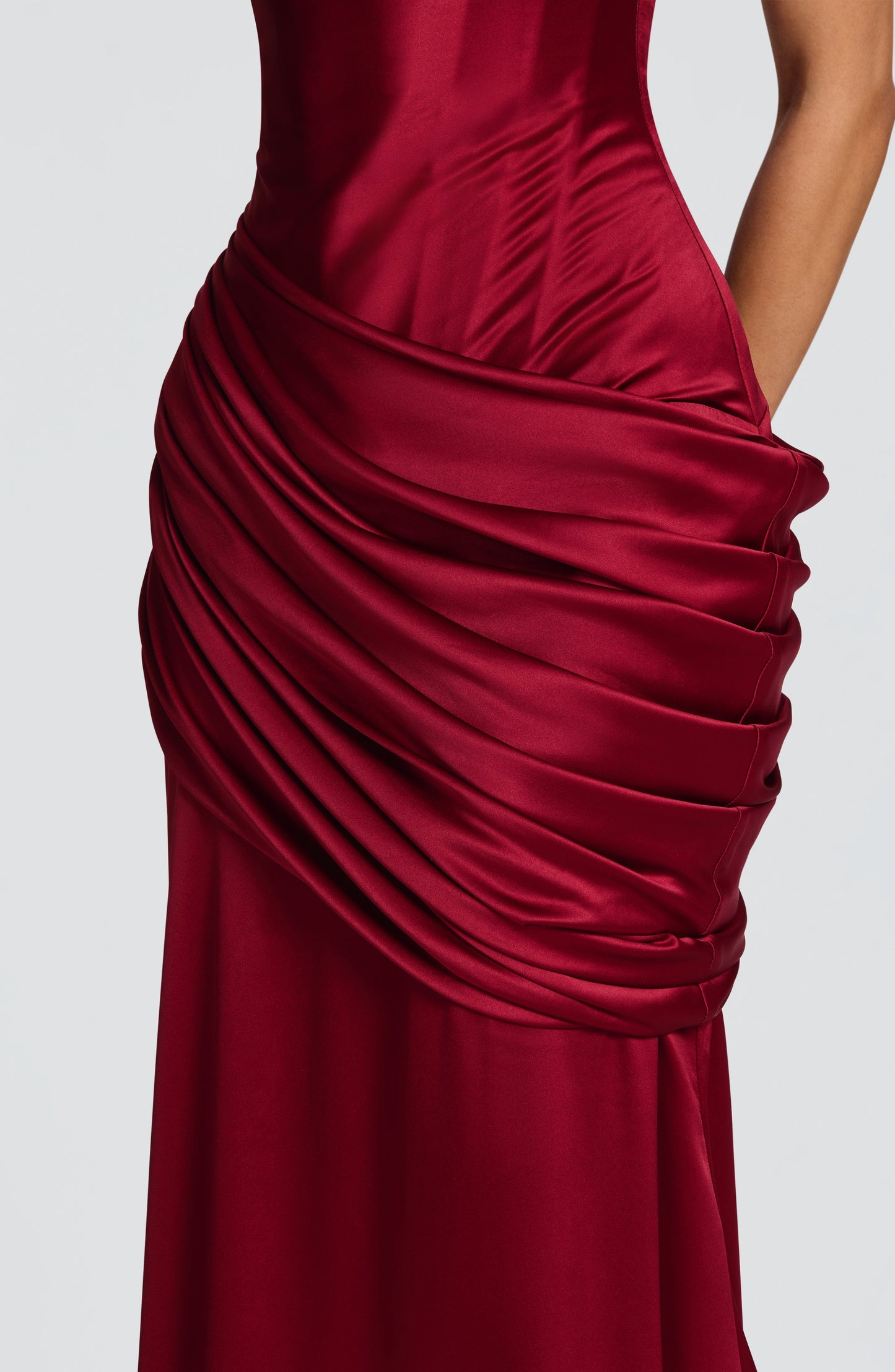 Robe Longue Connie - Bourgogne