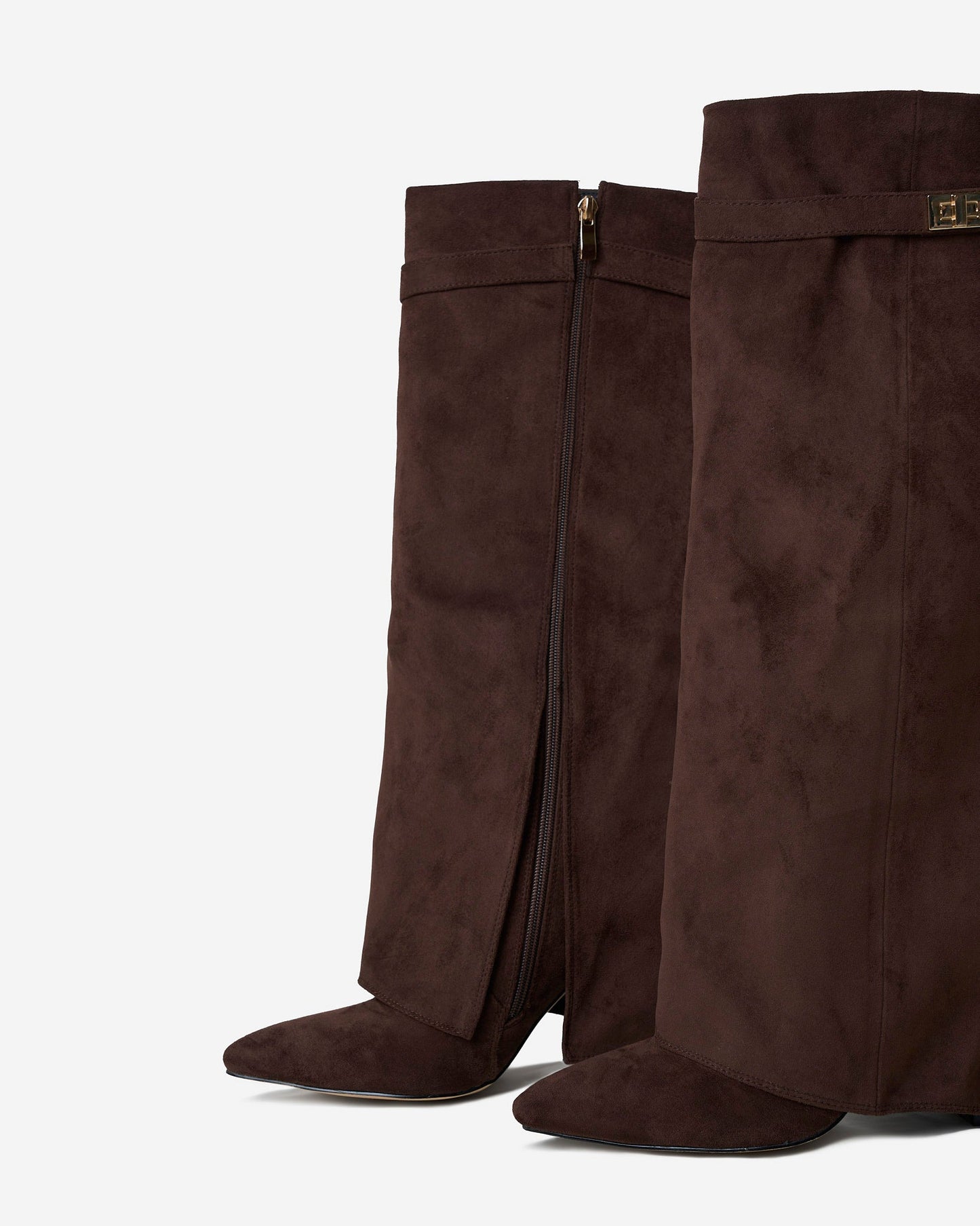Robe Bottes en daim lavista hauteur genou - marron