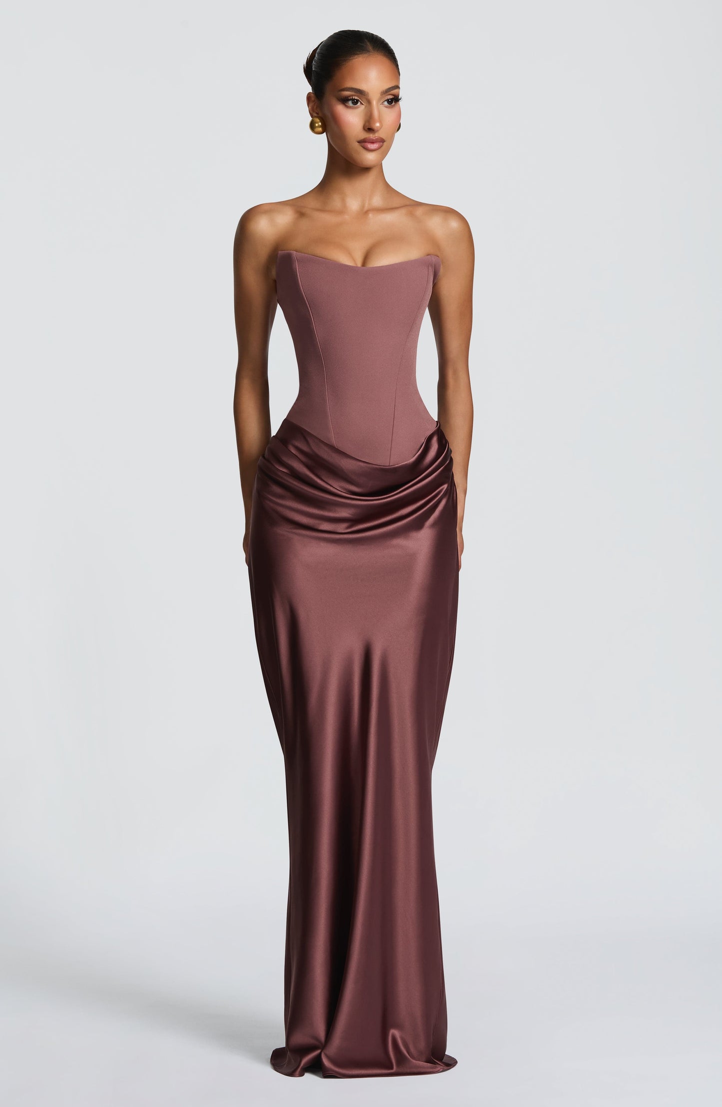Robe Longue Maggie - Dusty rose