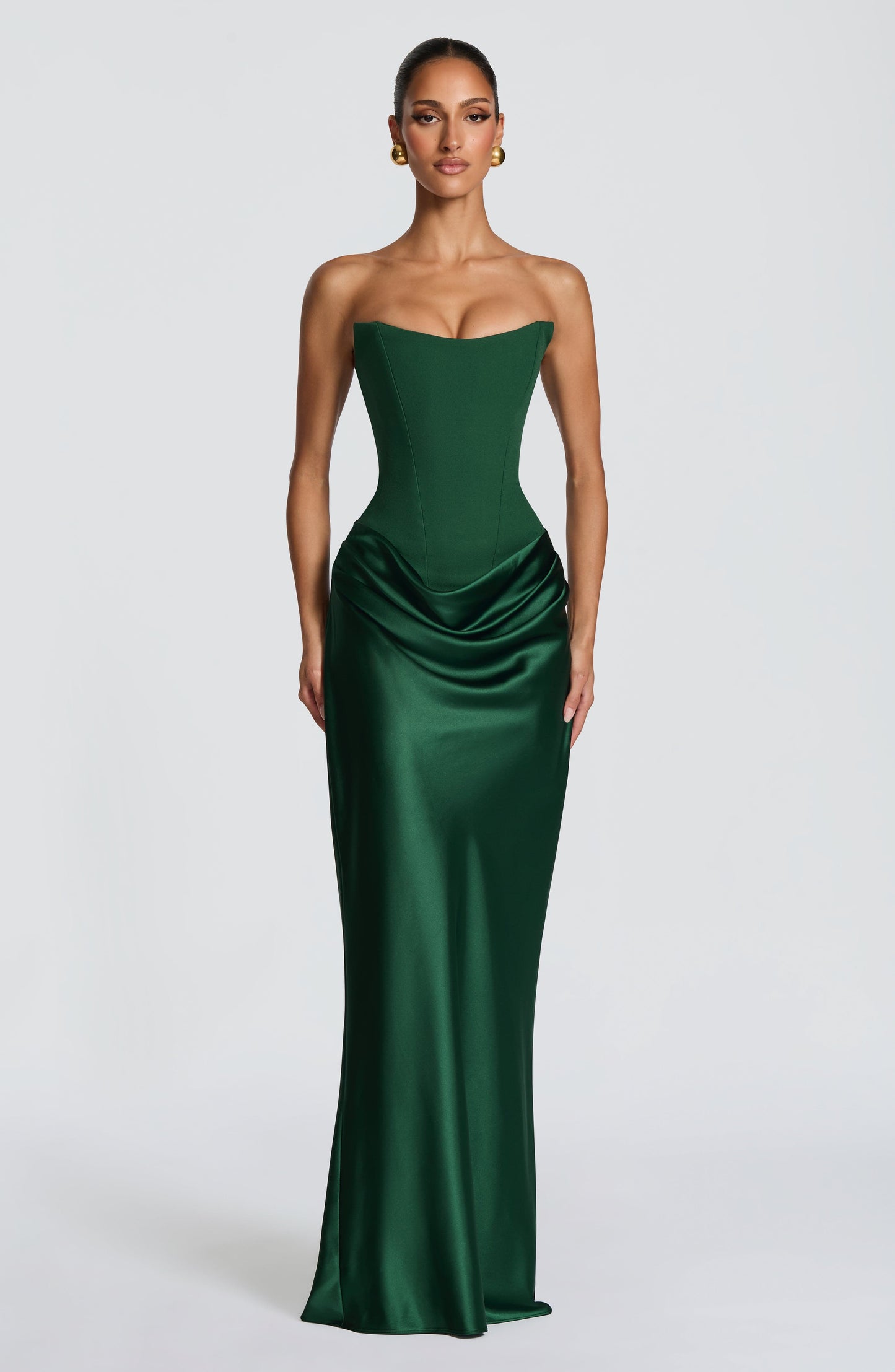 Robe Longue Maggie - Vert émeraude