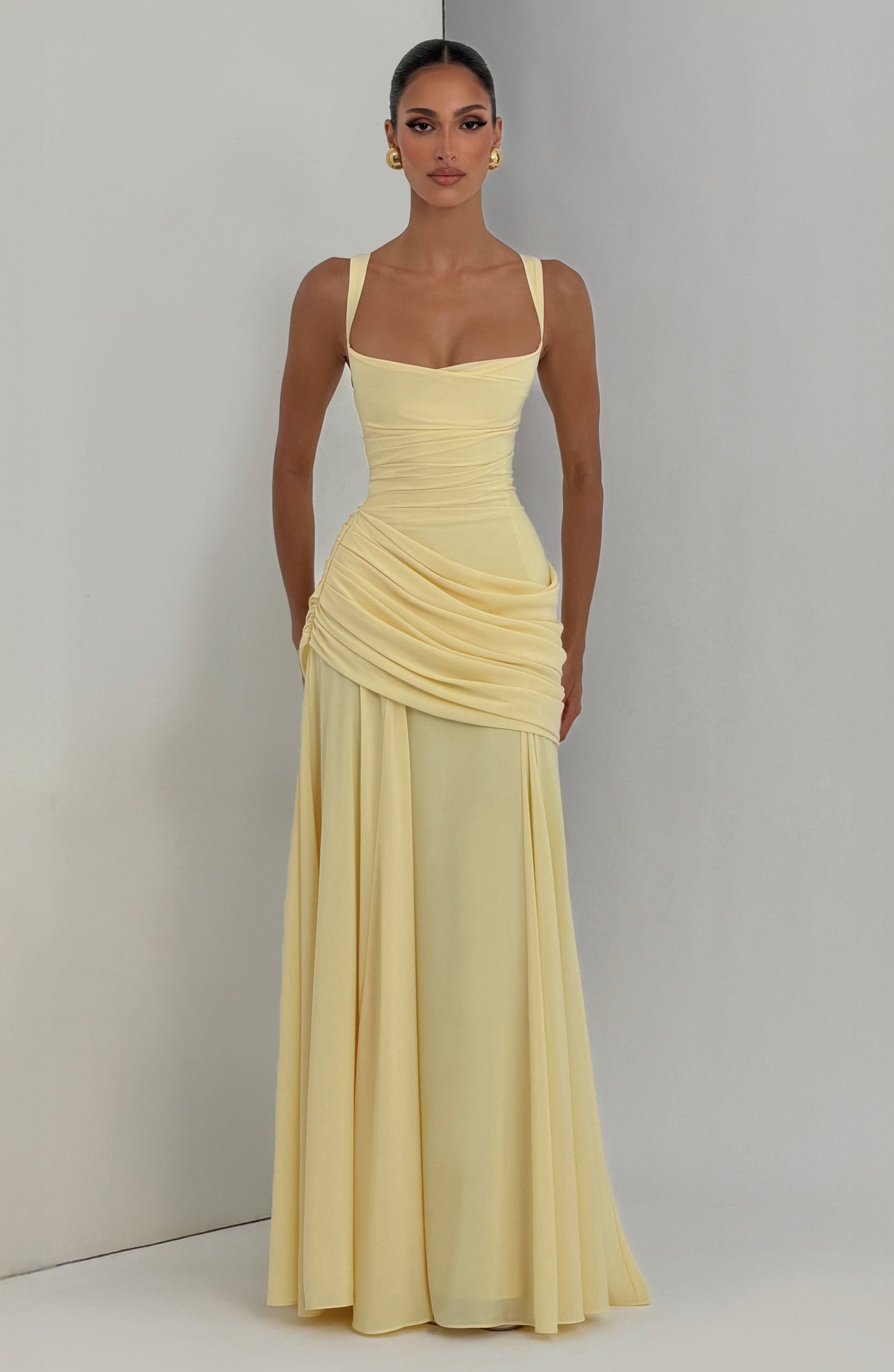 Robe Longue Sura - Jaune Citron