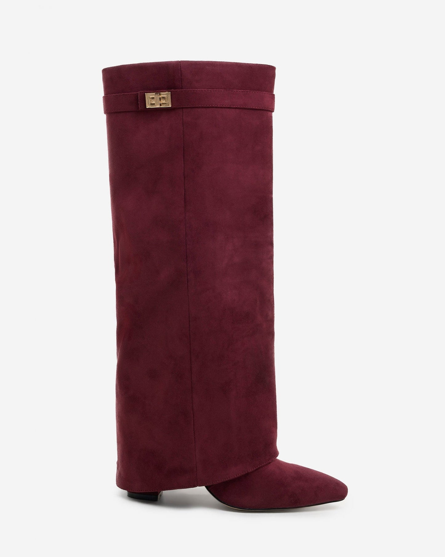 Robe Bottes hautes en suède lavista - bordeaux