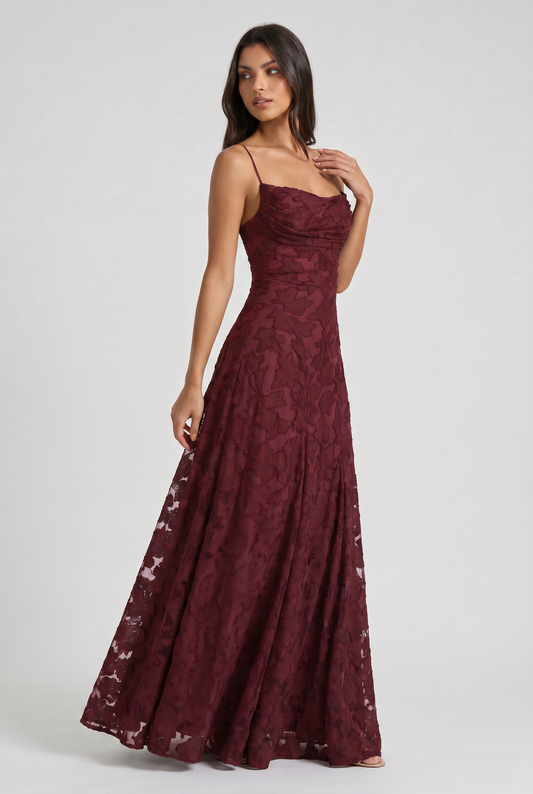Robe Rouge Cerise — Lovéa Paris