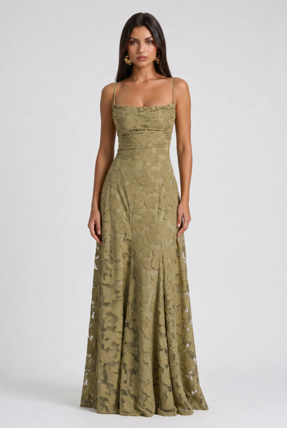 Robe Maxi Louise - Sauge
