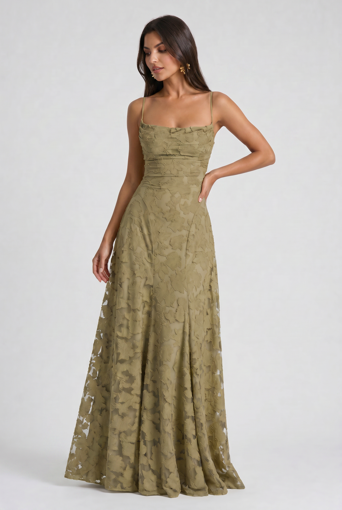 Robe Maxi Louise - Sauge