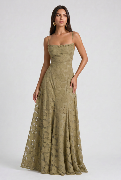 Robe Maxi Louise - Sauge