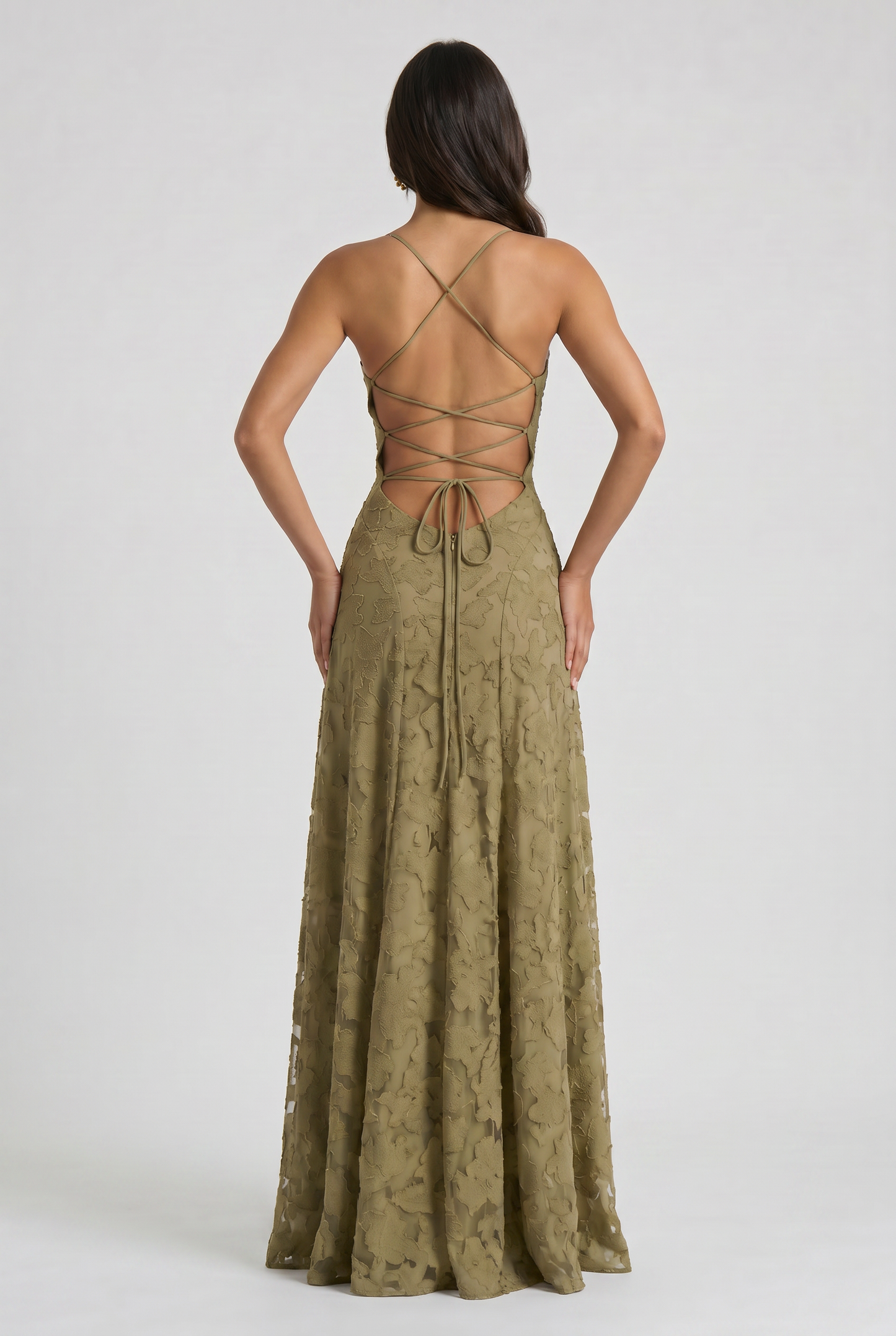 Robe Maxi Louise - Sauge