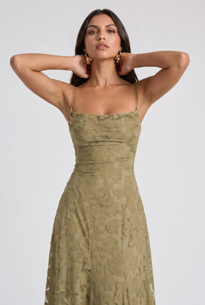 Robe Maxi Louise - Sauge