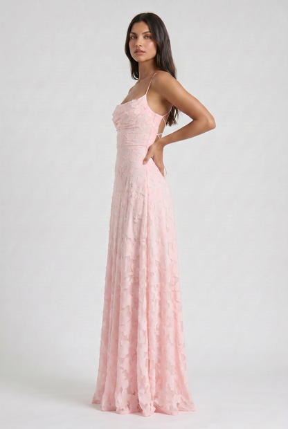 Robe Maxi Louise - Rose Poudré