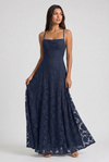 Robe Maxi Louise - Bleu