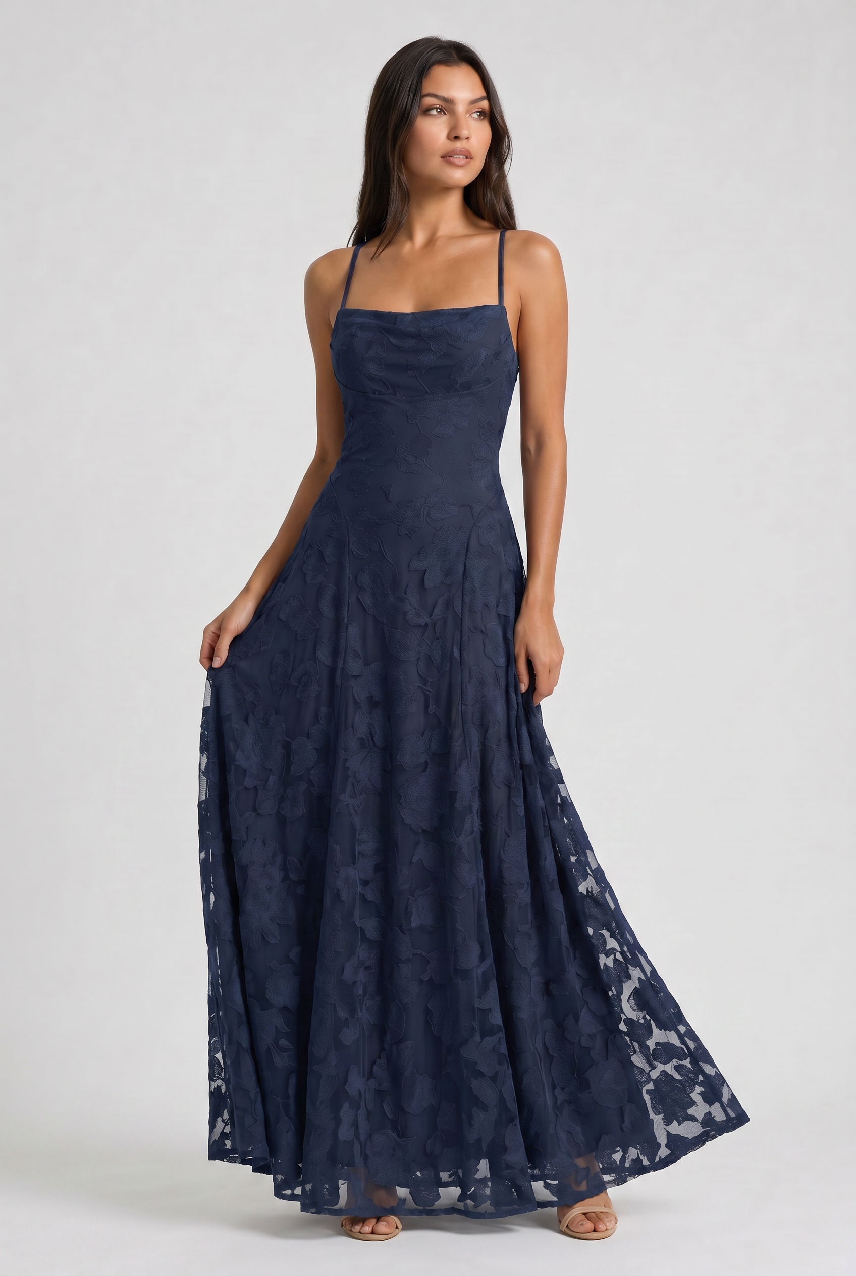 Robe Maxi Louise - Bleu