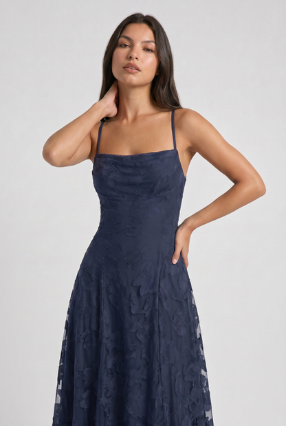 Robe Maxi Louise - Bleu