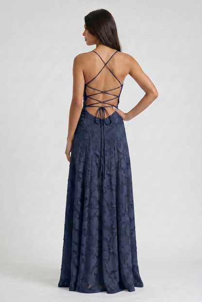 Robe Maxi Louise - Bleu