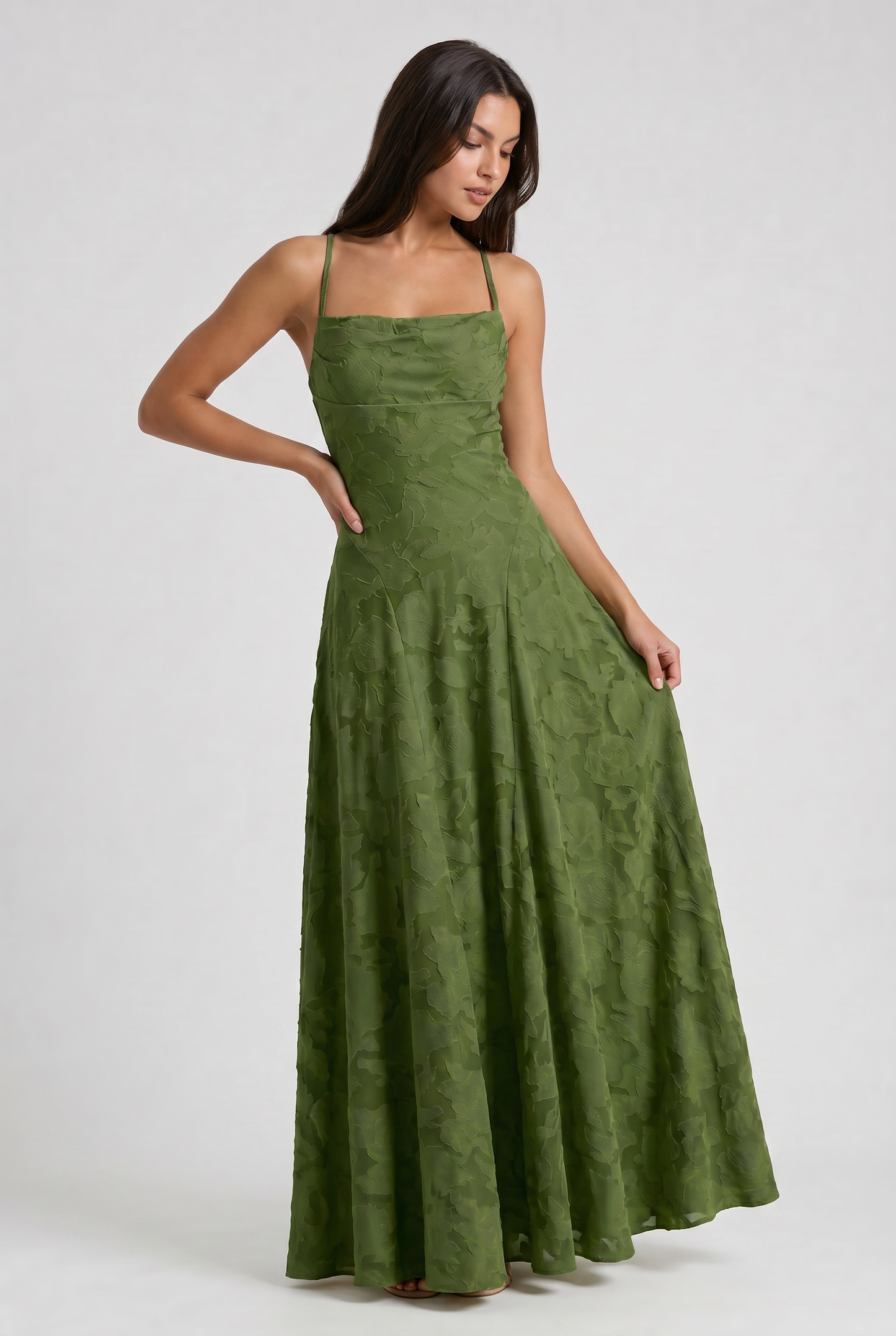 Robe Maxi Louise - Vert