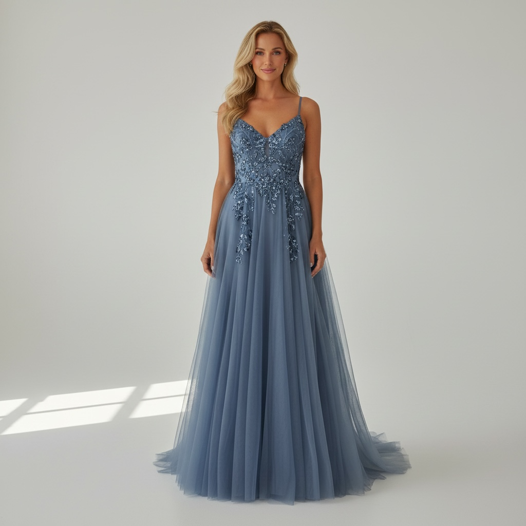 Robe de Soirée Longue Glamour – Robe de Luxe de la boutique Lovea Paris