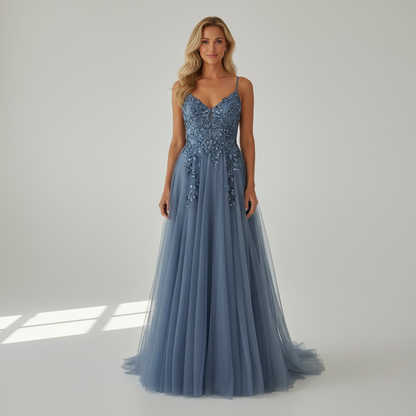Robe de Soirée Longue Glamour – Robe de Luxe de la boutique Lovea Paris