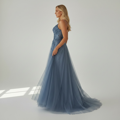 Robe de Soirée Longue Glamour – Robe de Luxe de la boutique Lovea Paris