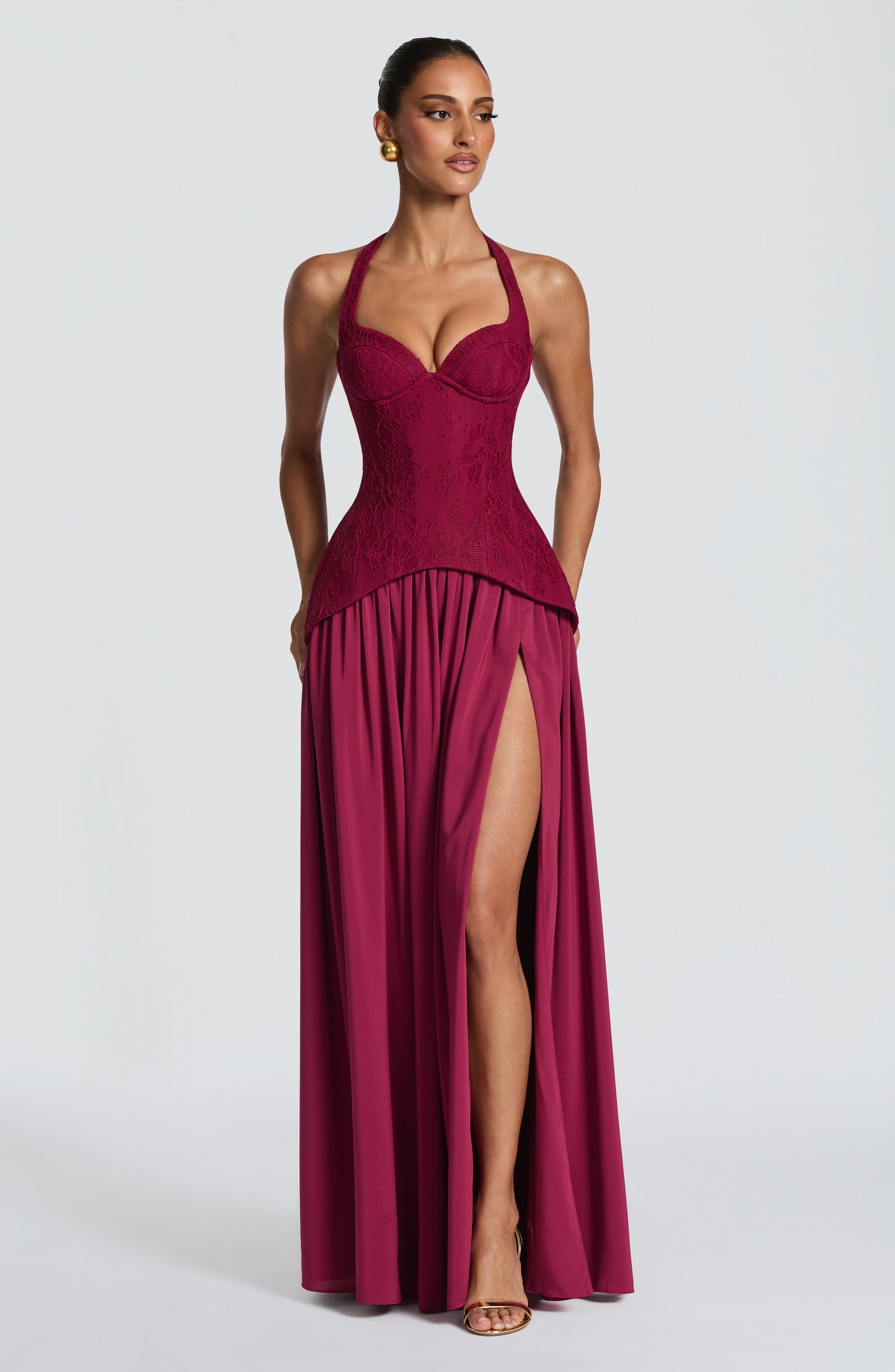 Robe Longue Almira - Mûre