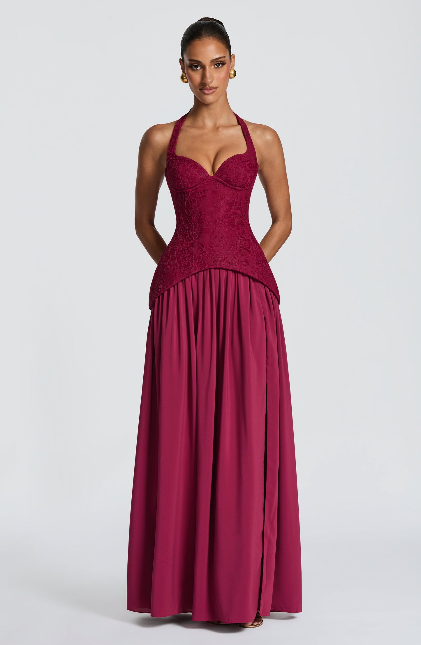Robe Longue Almira - Mûre