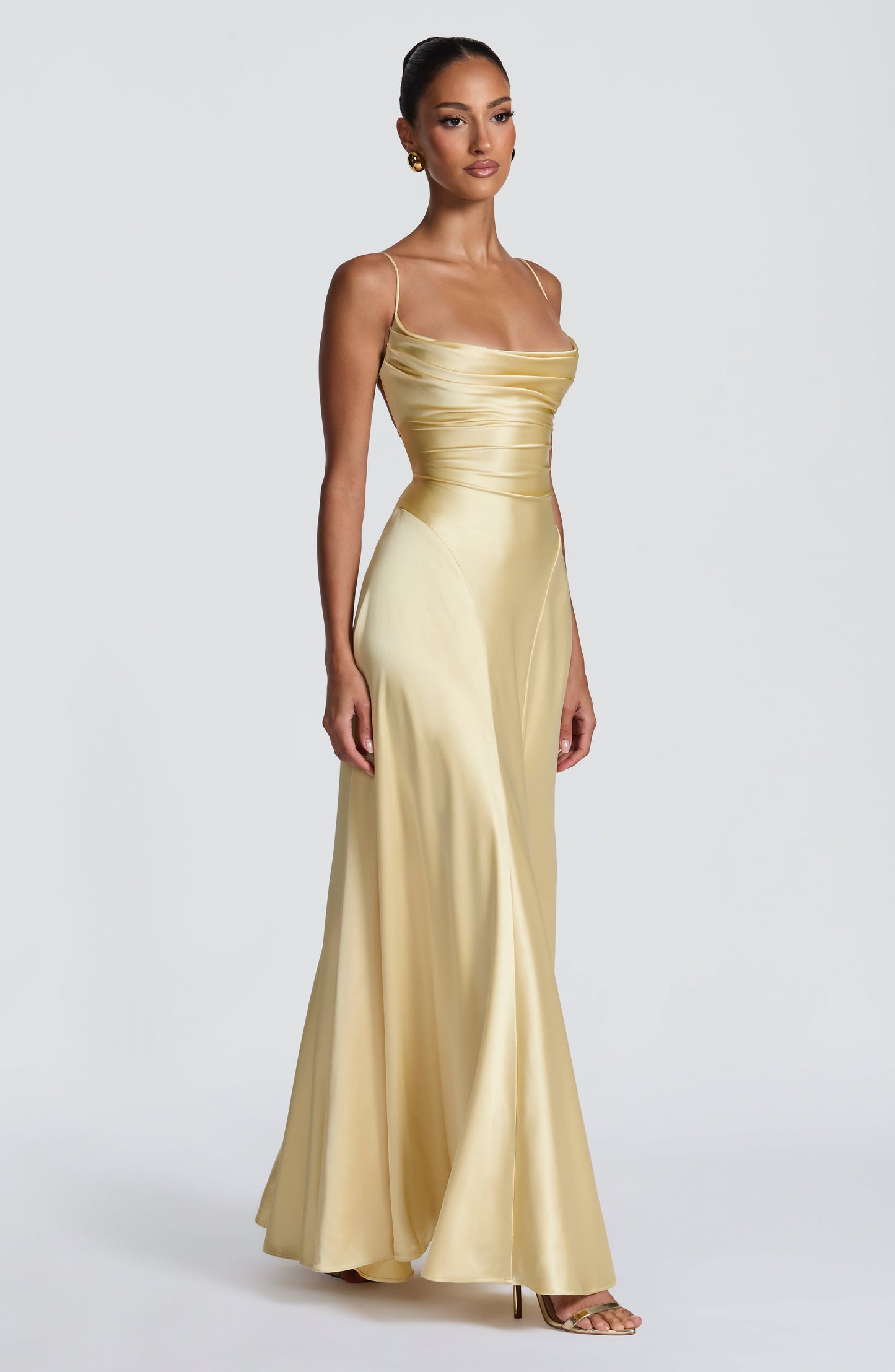 Robe Longue Adelina - Jaune Citron