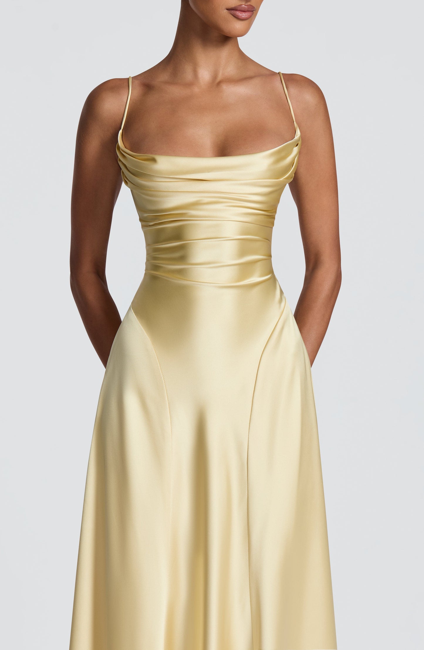 Robe Longue Adelina - Jaune Citron