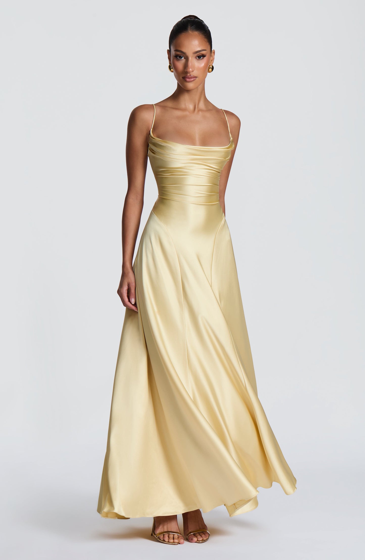 Robe Longue Adelina - Jaune Citron