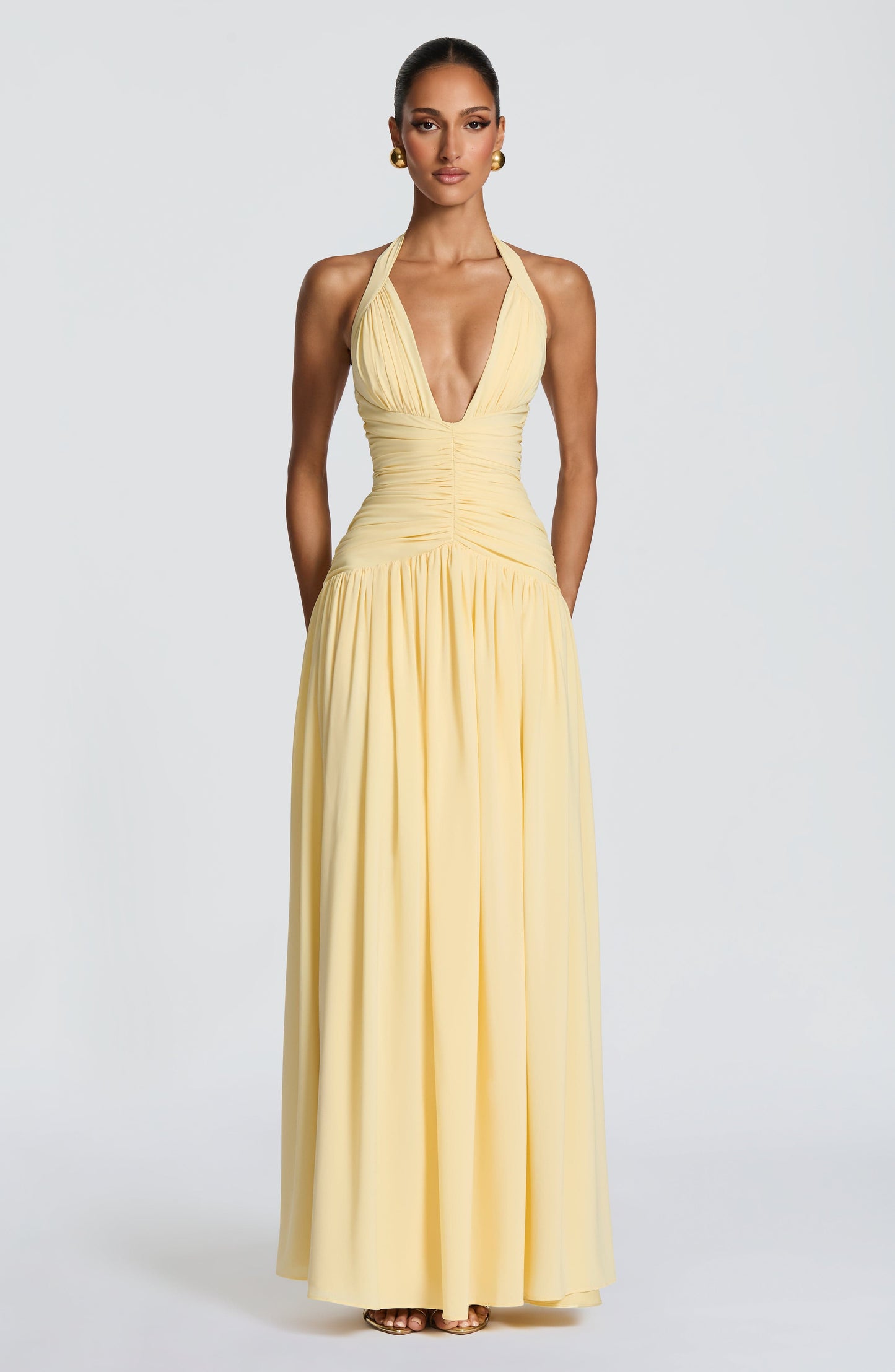 Robe Longue Amaris - Jaune Citron