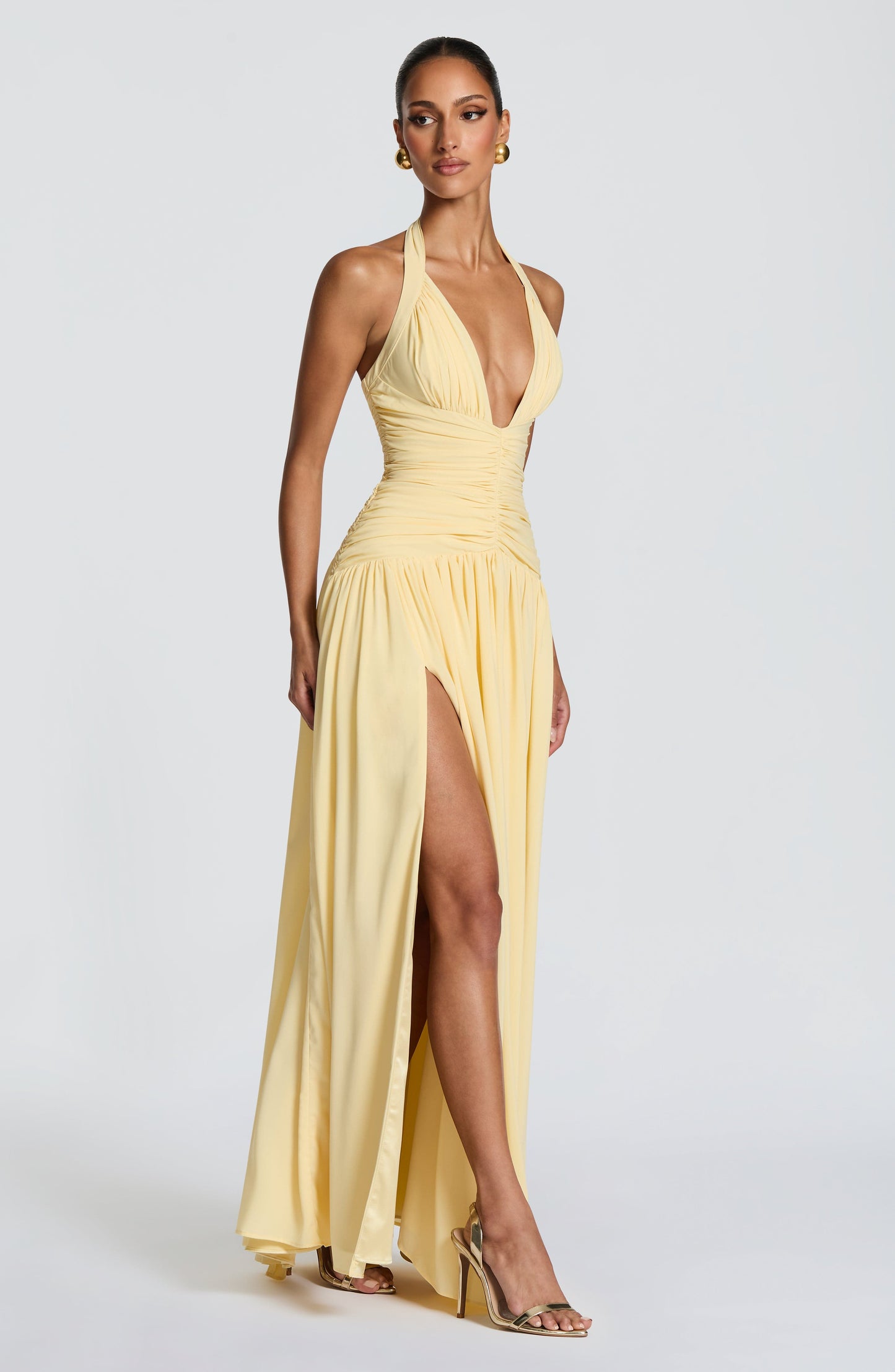 Robe Longue Amaris - Jaune Citron