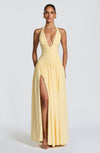 Robe Longue Amaris - Jaune Citron