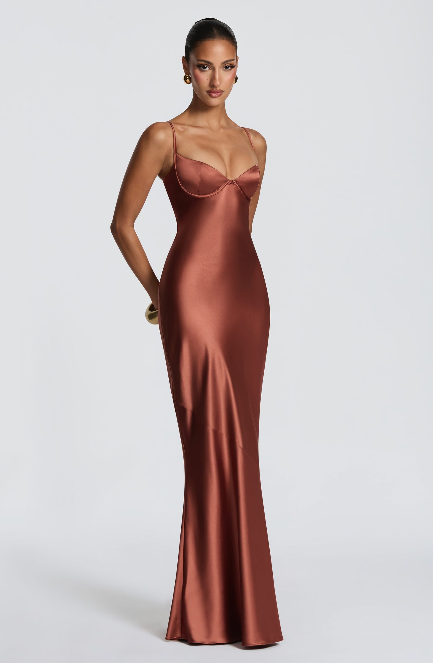 Robe Longue Longue - Rouille