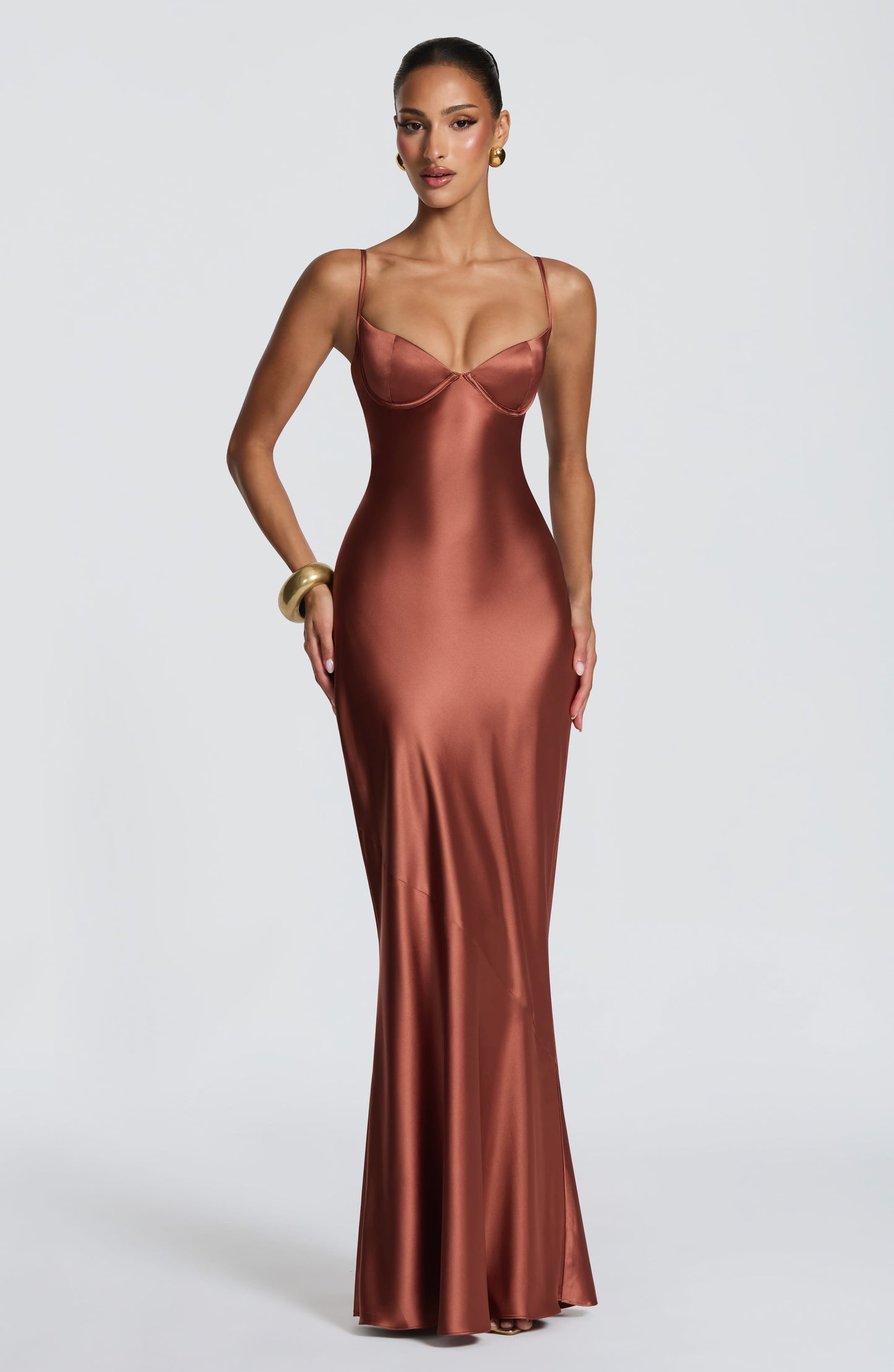 Robe Longue Longue - Rouille