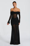 Robe Longue Arlena - Noir