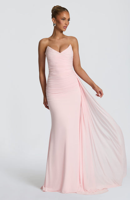 Robe Longue Longue - Blush