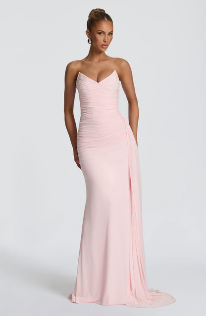 Robe Longue Longue - Blush