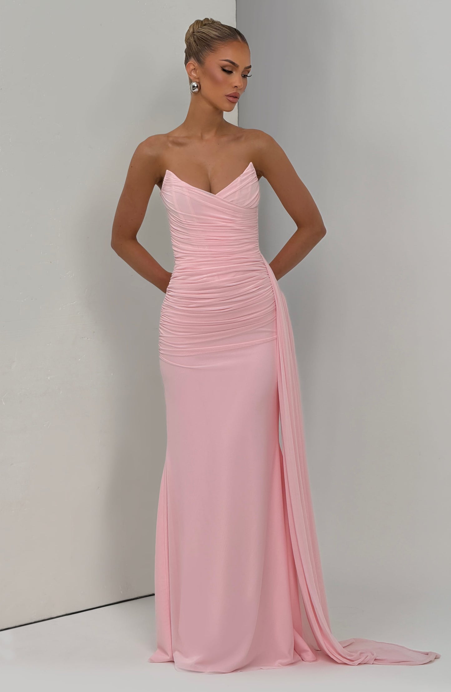Robe Longue Longue - Blush