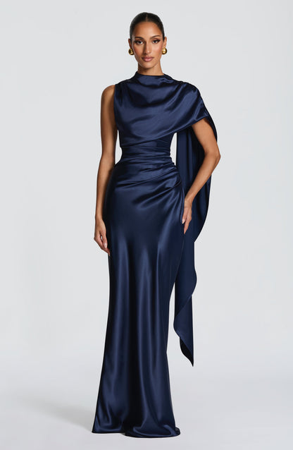 Robe Longue Avendra - Bleu marine