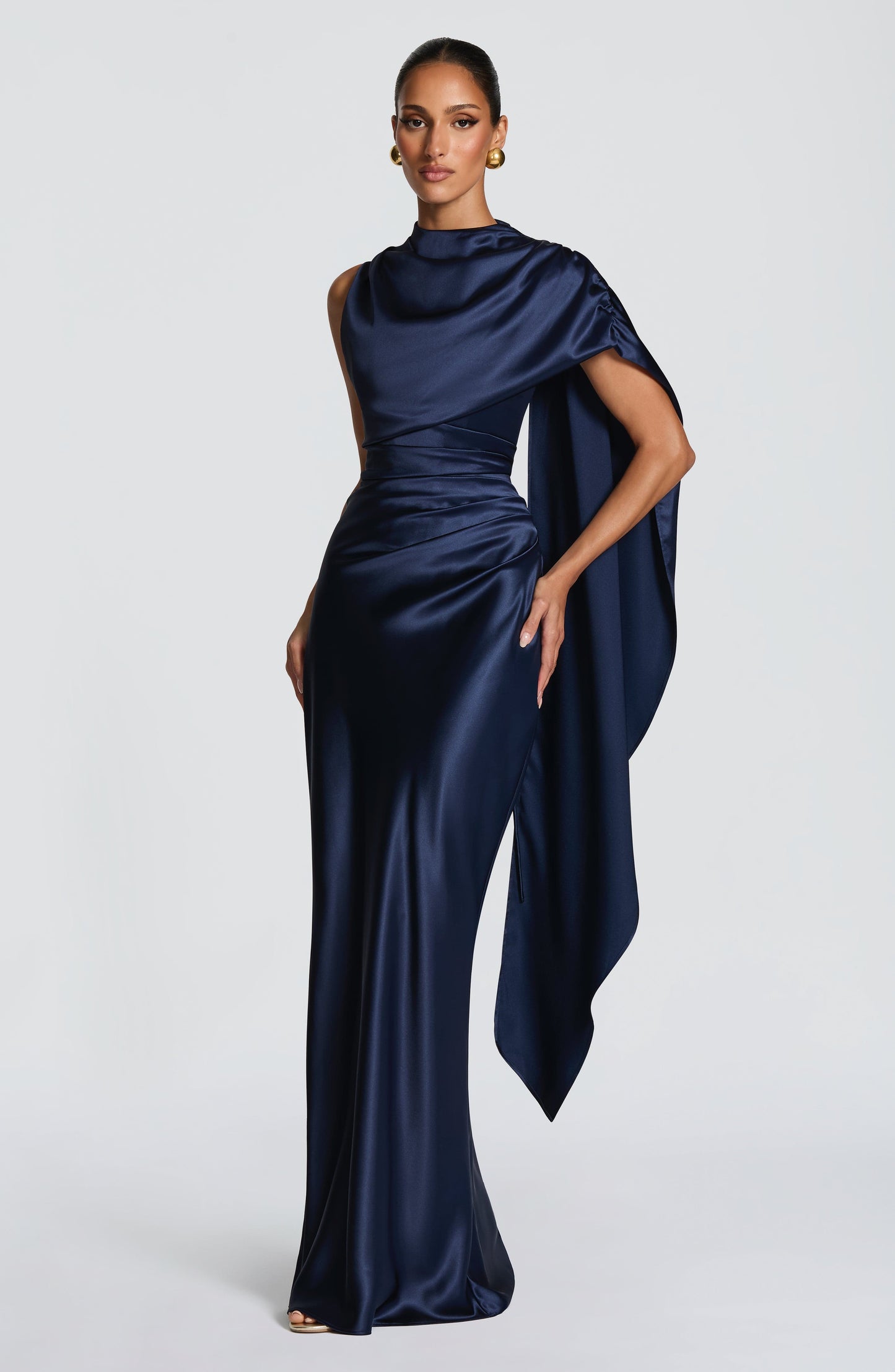 Robe Longue Avendra - Bleu marine