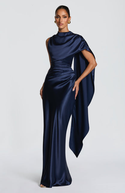 Robe Longue Avendra - Bleu marine