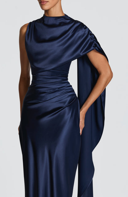 Robe Longue Avendra - Bleu marine