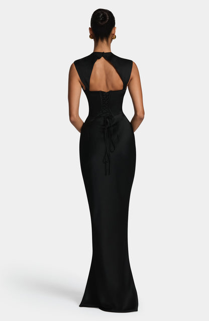 Robe Longue Avielle - Noir