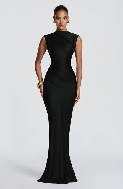 Robe Longue Avielle - Noir