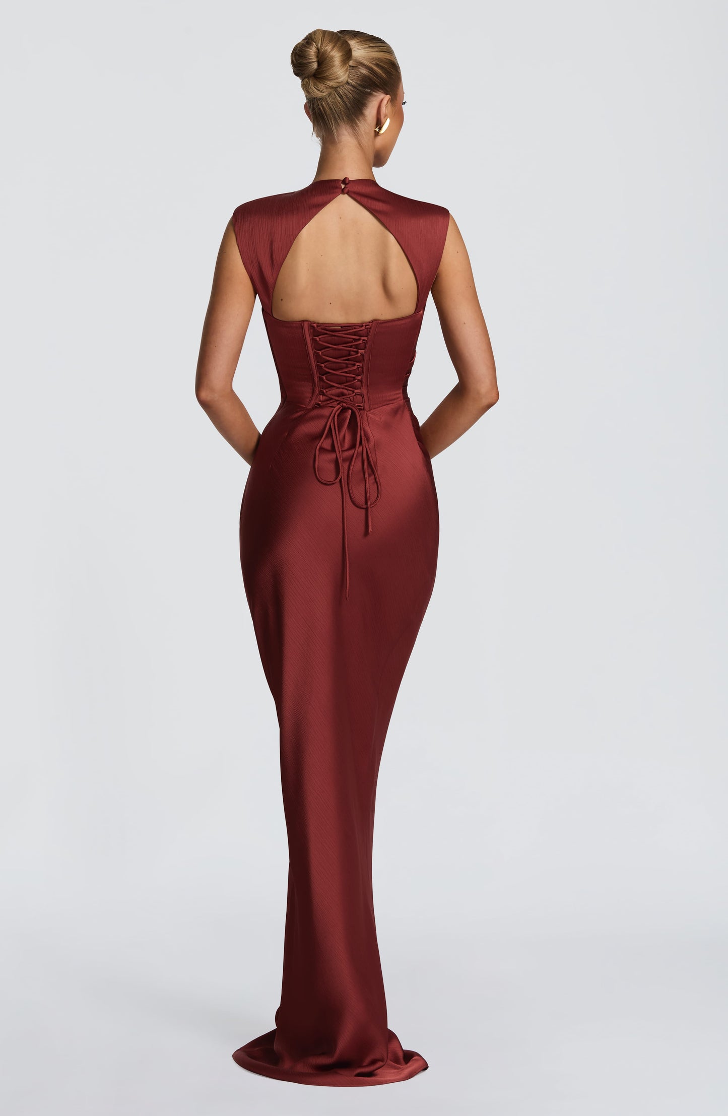 Robe Longue Avielle - Rouille profond