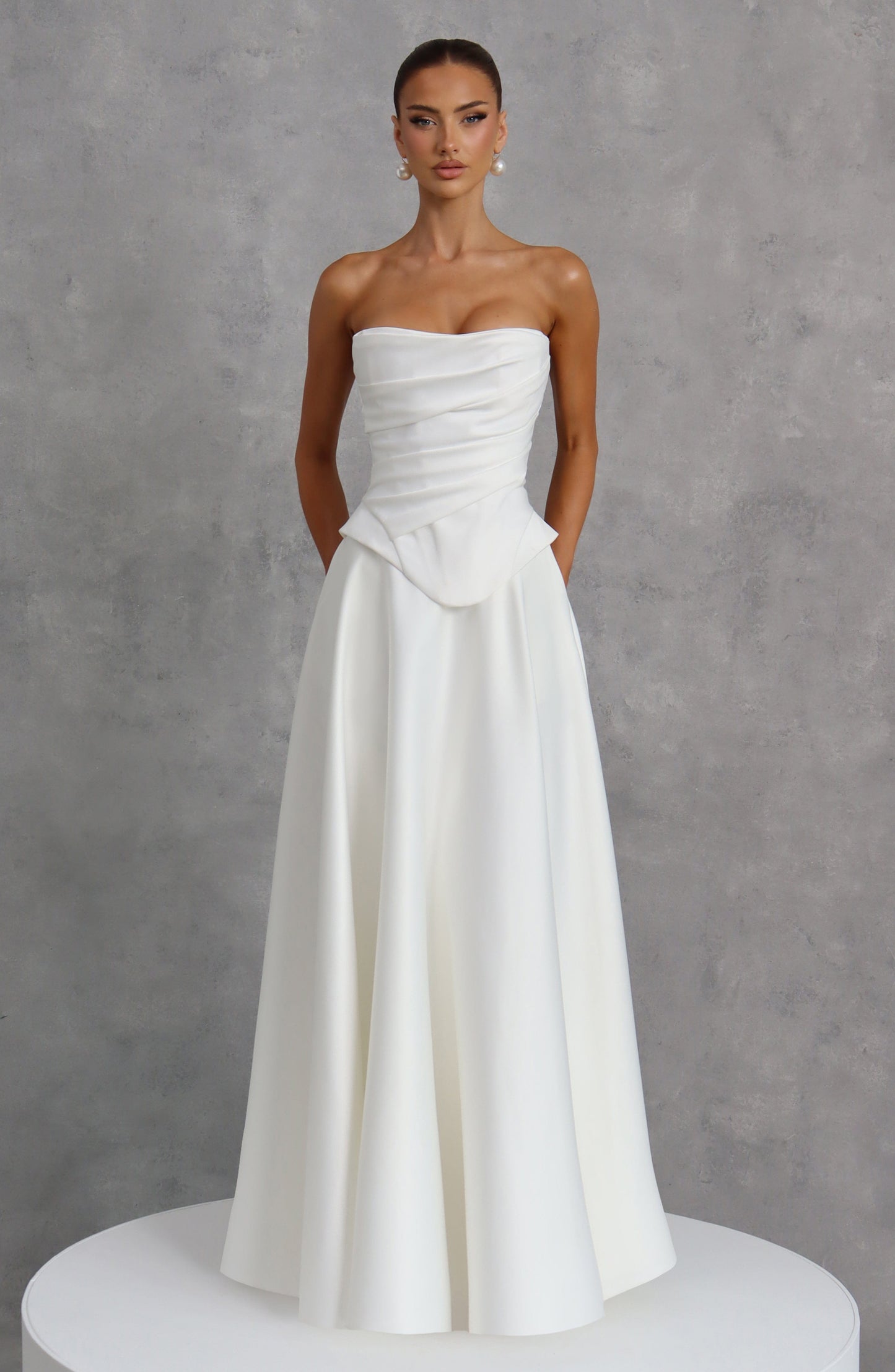 Ensemble Azolla Corset - Ivoire