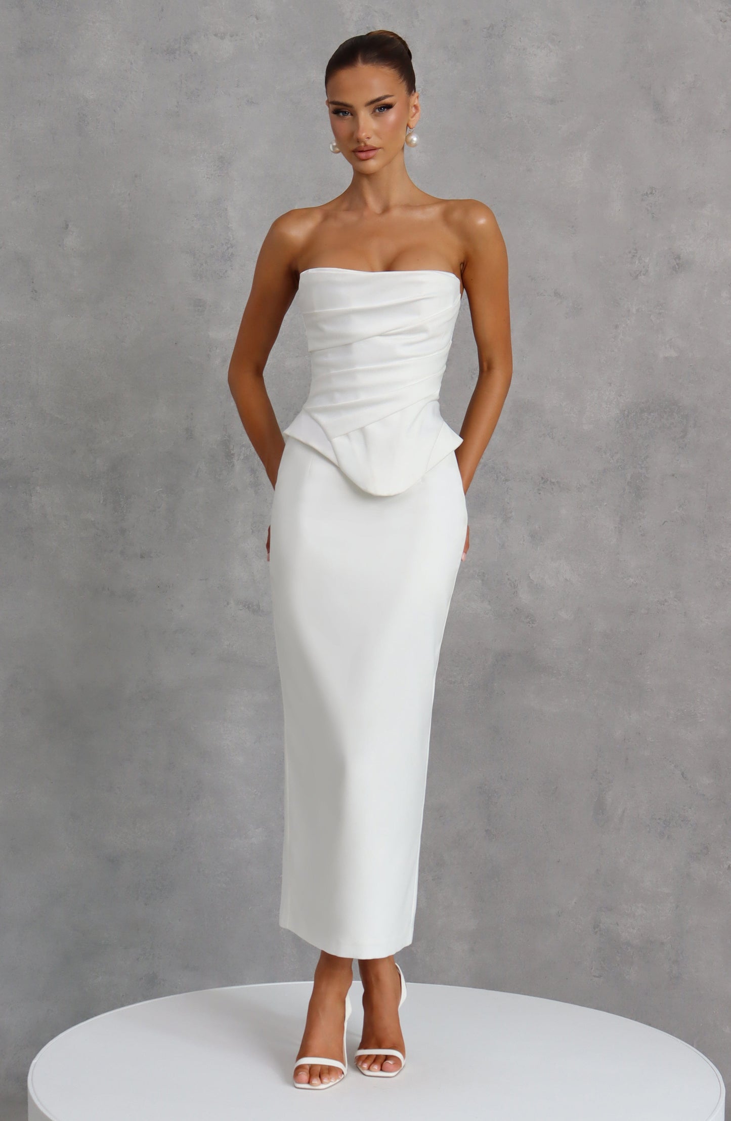 Ensemble Azolla Corset - Ivoire
