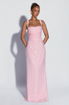 Robe Longue Calanthe - Blush Sparkle