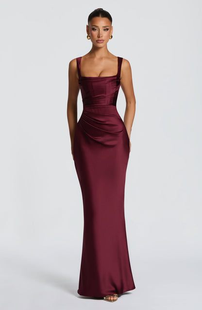 Robe Longue Robe - Cerise laquée