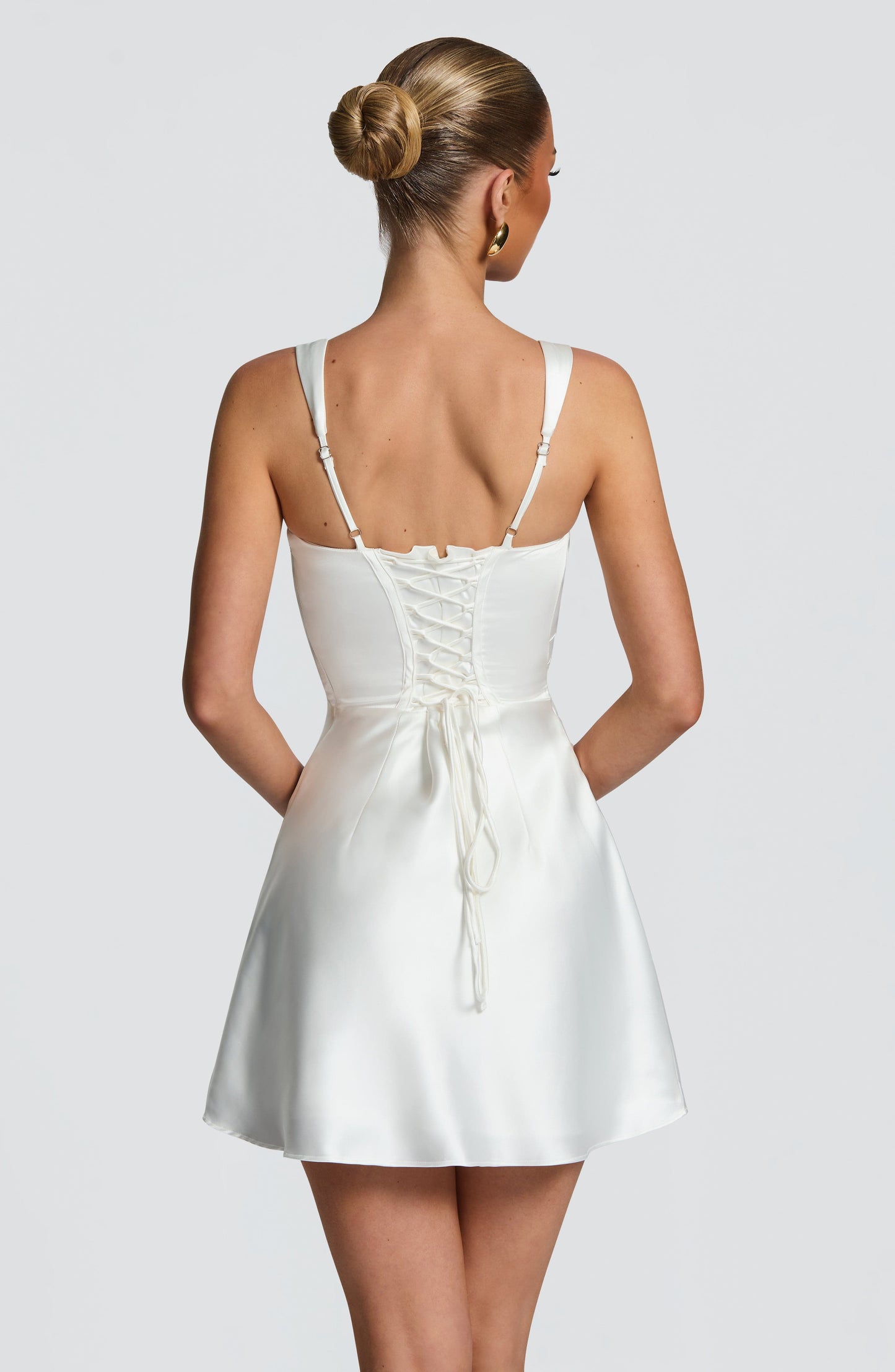 Robe Courte Calanthe - Ivoire